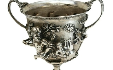 Buccellati Sterling Silver Kantharos Cup of Pompeii