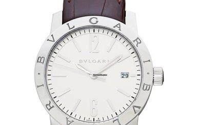 Bulgari Solotempo 102111 - Solotempo Automatic White Dial Stainless Steel Men's Watch