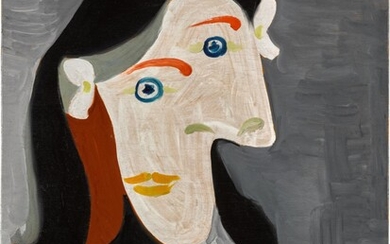 Pablo Picasso Buste de femme à la robe brune | 《棕裙女子半身像》
