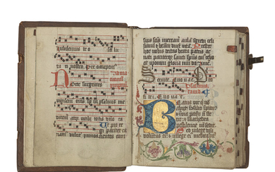 CHOIR PSALTER, use of the Dominicans, in Latin, illuminated manuscript on vellum [southern Germany] 1476