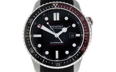 CURRENT MODEL: BREMONT - a gentleman's stainless steel Supermarine wrist watch.