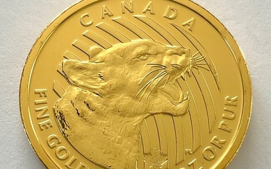 Canada. 200 Dollars 2015 Growling Cougar - 1 oz