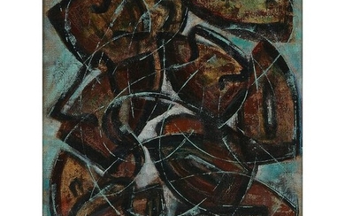 Cano Oakley, Modernist Abstraction (Irons), 1957