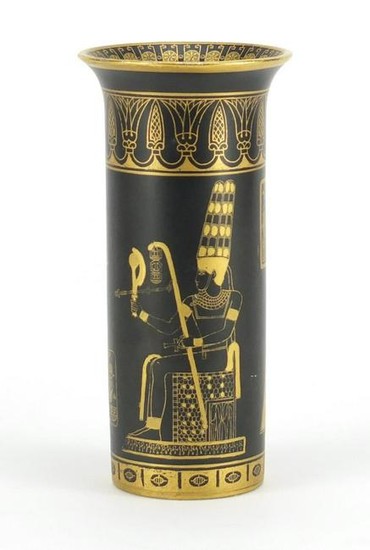 Carlton Ware Tutankhamun vase, factory marks and
