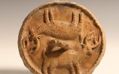 Central or Eastern Anatolia, circulair earthenware lid, 2nd...