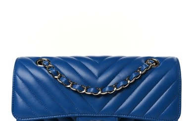 Chanel Lambskin Chevron Quilted Small