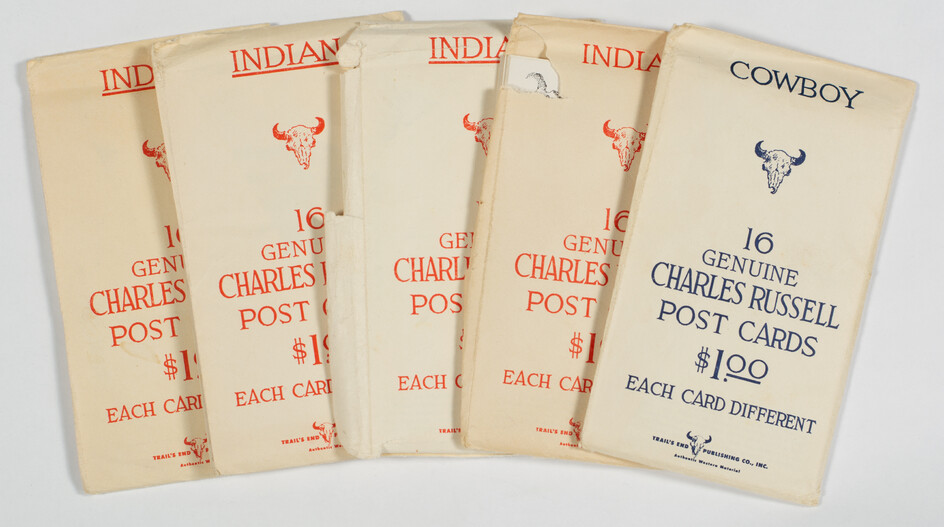 Charles M. Russell Vintage Postcards