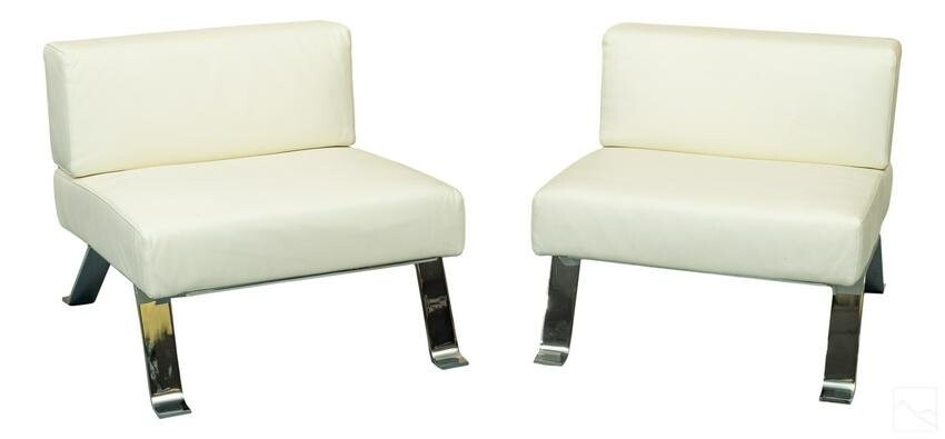 Charlotte Perriand Cassina Ombra Lounge Chairs Set
