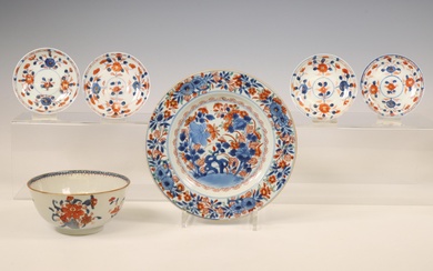 China, a small collection of Imari porcelain, 18th century