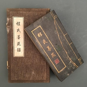 Chinese 'Cheng Shi Mo Yuan' Album Style Ink Stone