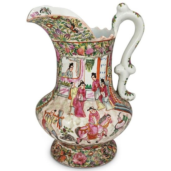 Chinese Famille Rose Porcelain Water Pitcher