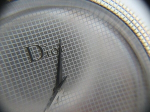 Christian Dior - La D De Dior Round Stainless Steel Wrist Watch Swiss Quartz Water Resistant Silver Carré Dial- Women - 21st Century