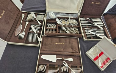 Christofle - Cutlery set (112) - Beads - Silver-plated
