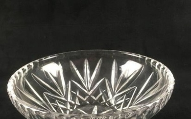 Clear Crystal Glass Small Serving Bowl