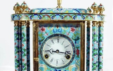Cloisonne Clock