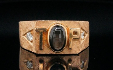 Col. Parker's Custom Made "TP" Ring Designed by Elvis