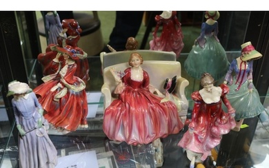 Collection of 5 Royal Doulton figurines to include Sweet & T...
