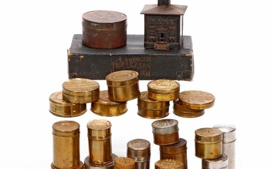 Collection of Hardware/Fastener Tins.
