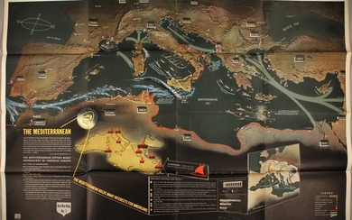 Complete Set of Nav War Maps, "[Complete Set of 6 Nav War Maps - On 3 Sheets]", U.S. Navy Dept.