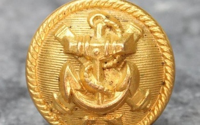 Confederate Navy Officers Cuff Button