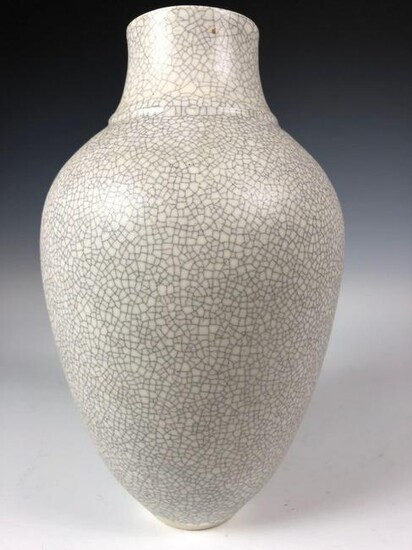 Crackle Finished Chinese Vase