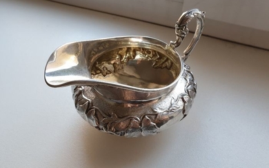 Cream bowl - .925 silver - Charles Fox (II), London - England - 1829