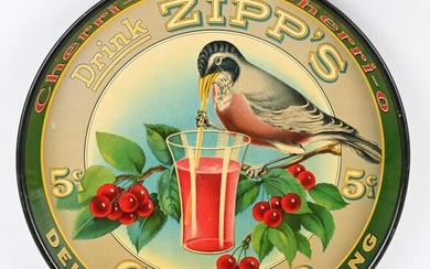 DRINK ZIPP'S CHERRI-O SERVING TRAY