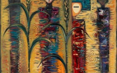 Dan Namingha (Hopi/Tewa, b. 1950) Corn Maidens