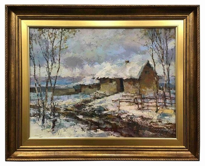 Demko Oleg: "Pasternak's Spring" oil painting