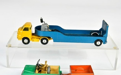 Dinky Toys, Autotransporter & Jeep mit Anhanger