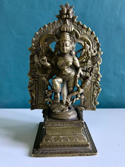 Durga Mahishasuramardini - Bronze - India - XVIII / XIX century