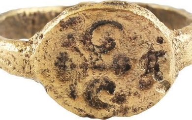 EARLY CHRISTIAN GIRL'S RING 5th-9th CENTURY AD
