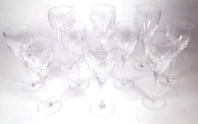 EDINBURGH CRYSTAL, A PART SUITE OF GLASSES
