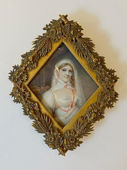 Ecole du XIXème siècle Femme en buste