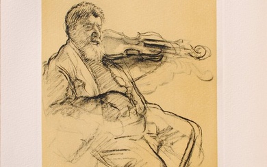 Edgar Degas (1834-1917) - Le violoniste