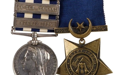 Egypt pair of medals - 19th Hussars