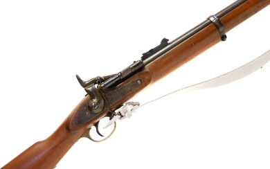 Enfield MkII* three band.577 Snider rifle, 36inch barrel fitted with...