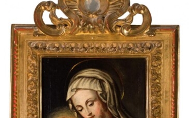 Esc. Española XIX. Virgen con Niño