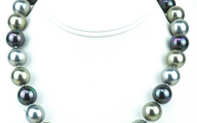 Estate 14KT Gold South Sea Pearl Necklace Strand