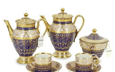 Ex Christie's 19th Cent. Vienna Porcelain Tea Set