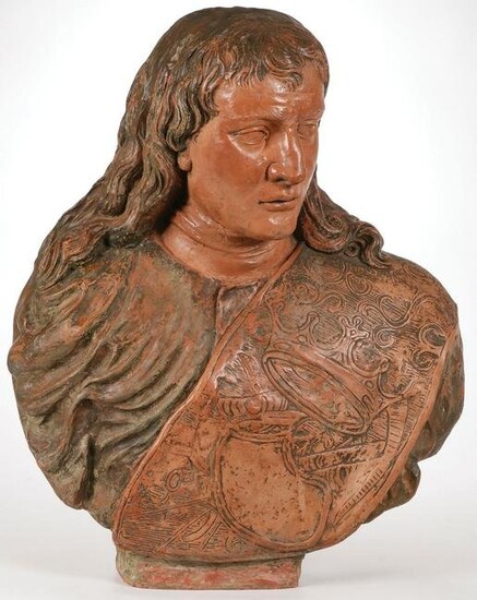 FRENCH TERRA COTTA BUST 18/19TH C