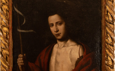 Follower of José de Ribera, Spanish school of the seventeenth century, "San Juan Bautista"