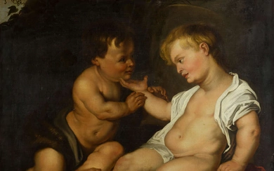 Follower of Sir Anthony van Dyck, Flemish 1599-1641- The Infant...