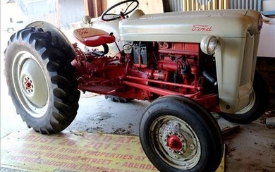 Ford Jubilee tractor, reworked with good tires and