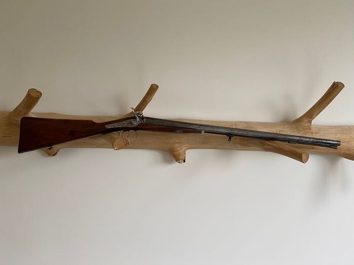 France - 19th Century - Mid to Late - Saint Etienne - Double Barrel - Percussion - Rifle - 17.4