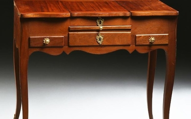 French Louis XV Style Carved Cherry Poudreuse, late