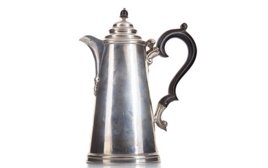 GEORGE V SILVER HOT WATER POT D. & J. WELBY, LONDON 1929