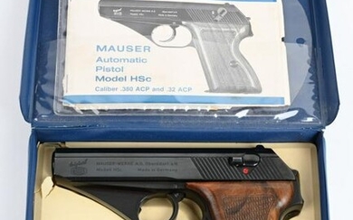 GERMAN MAUSER HSC .380 W/ BOX AND PAPERS