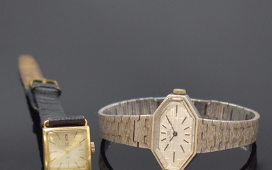GLYCINE et DUCADO 2 montres-bracelets pour dames en argent 925 et GG 585/000, Suisse, vers...