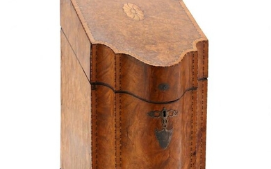 George III Burlwood Knife Box